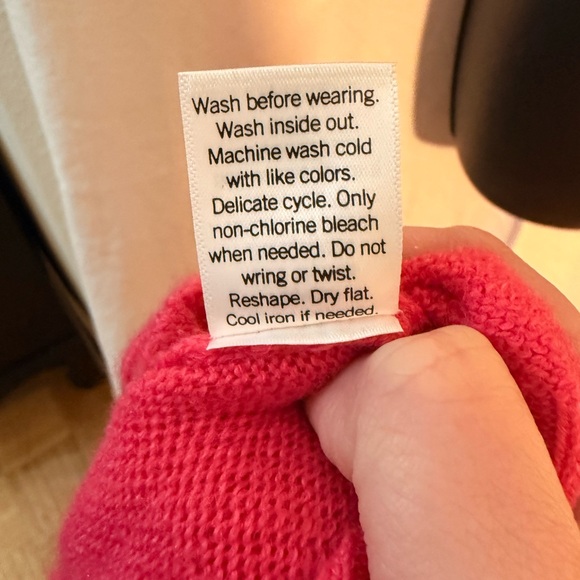 Sonoma Hot Pink Scoopneck Women's Sweater - Picture 5 of 7